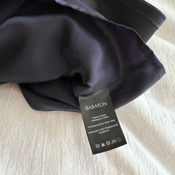 Babaton faux leather navy blue size M - Picture 6 of 7